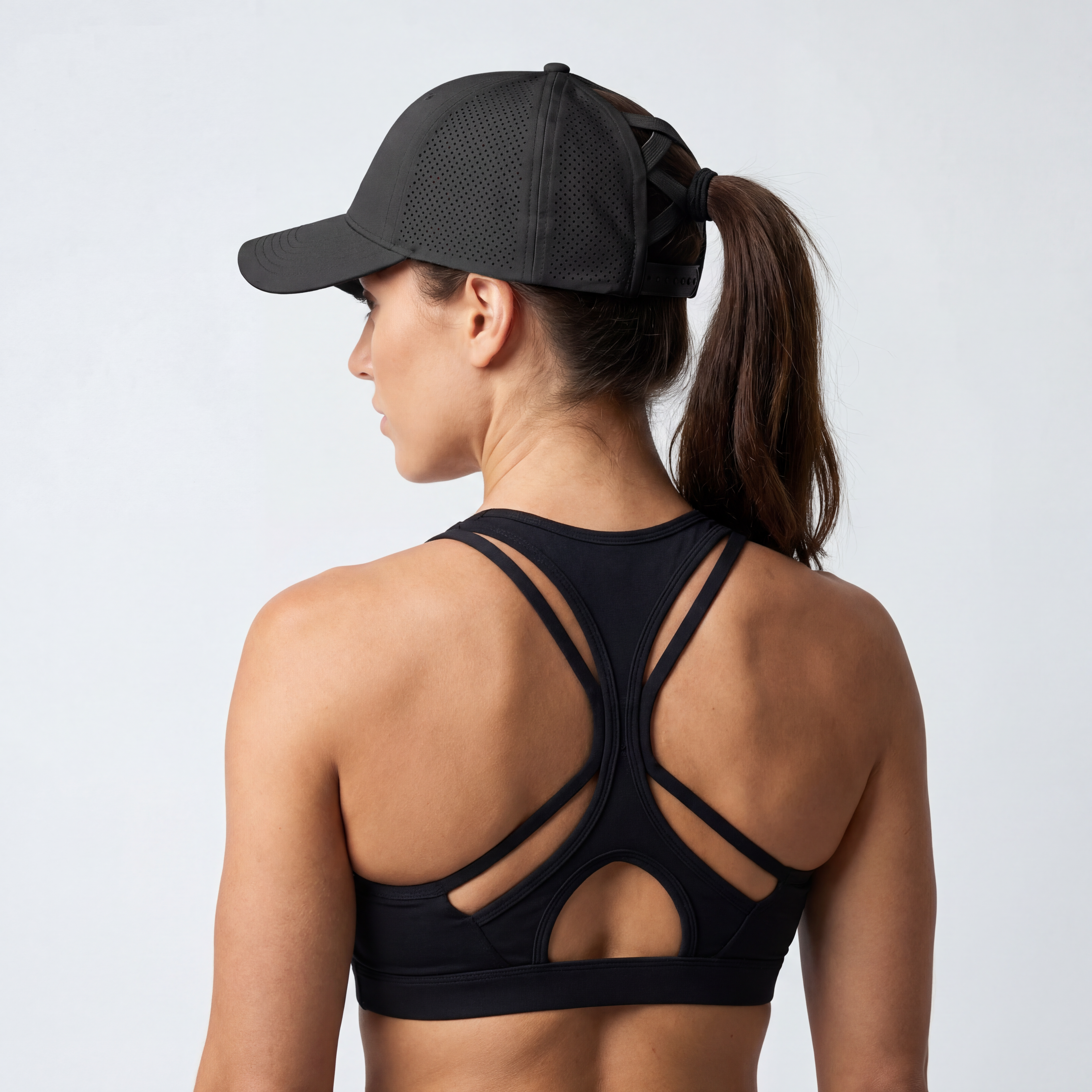 Airflex Pony Cap (Black)