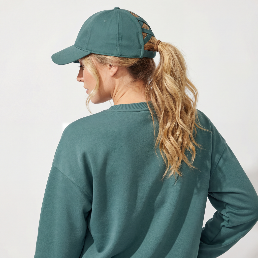 Daily Flex Pony Cap (Forest Green)