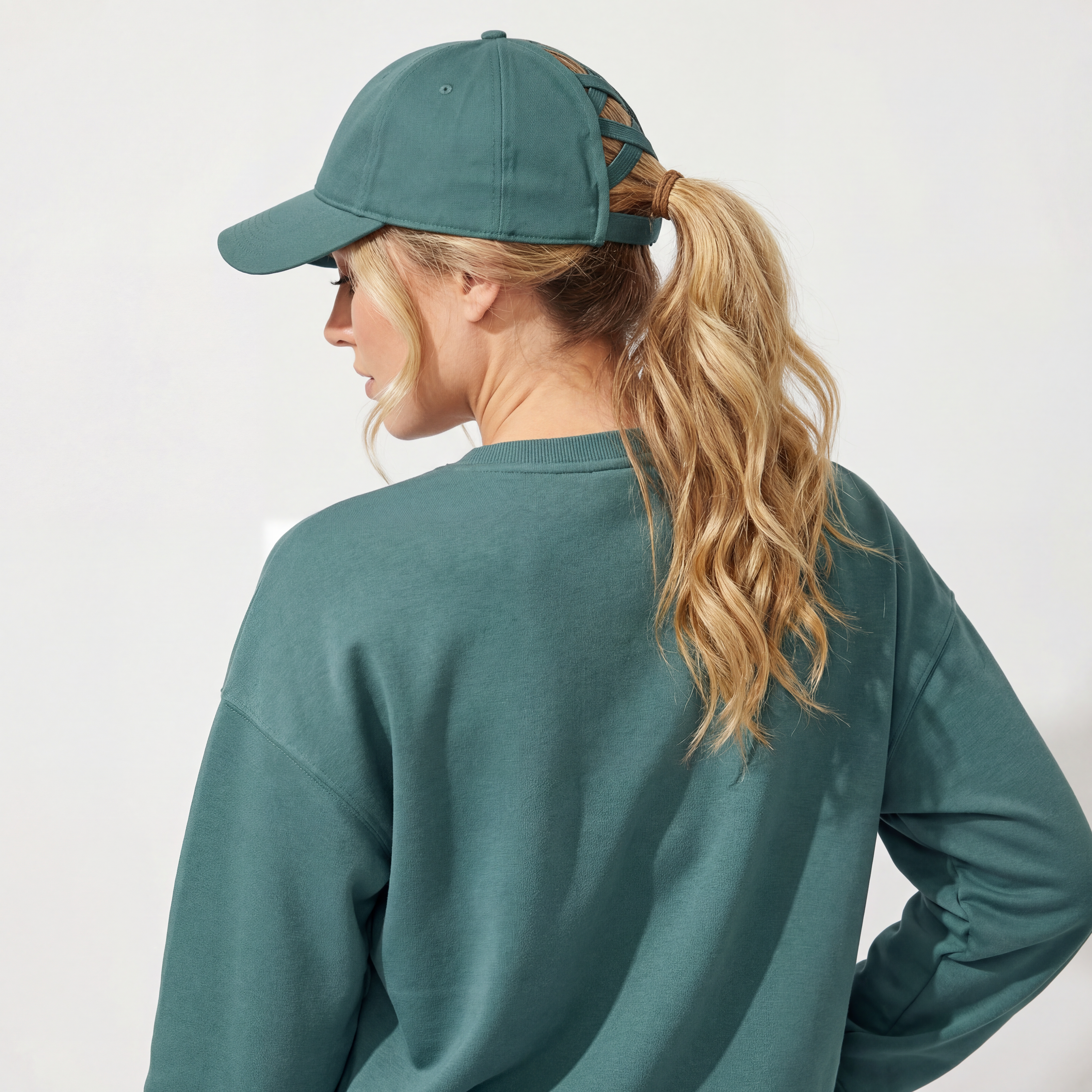 Daily Flex Pony Cap (Forest Green)