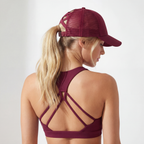 Classic Mesh Pony Trucker (Burgundy)