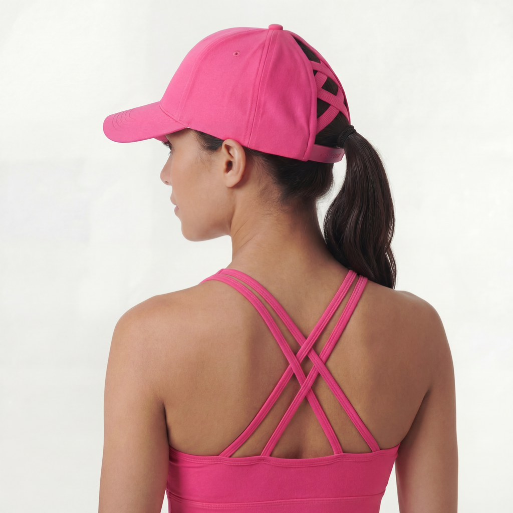 Sport Flex Pony Cap (Hot Pink)