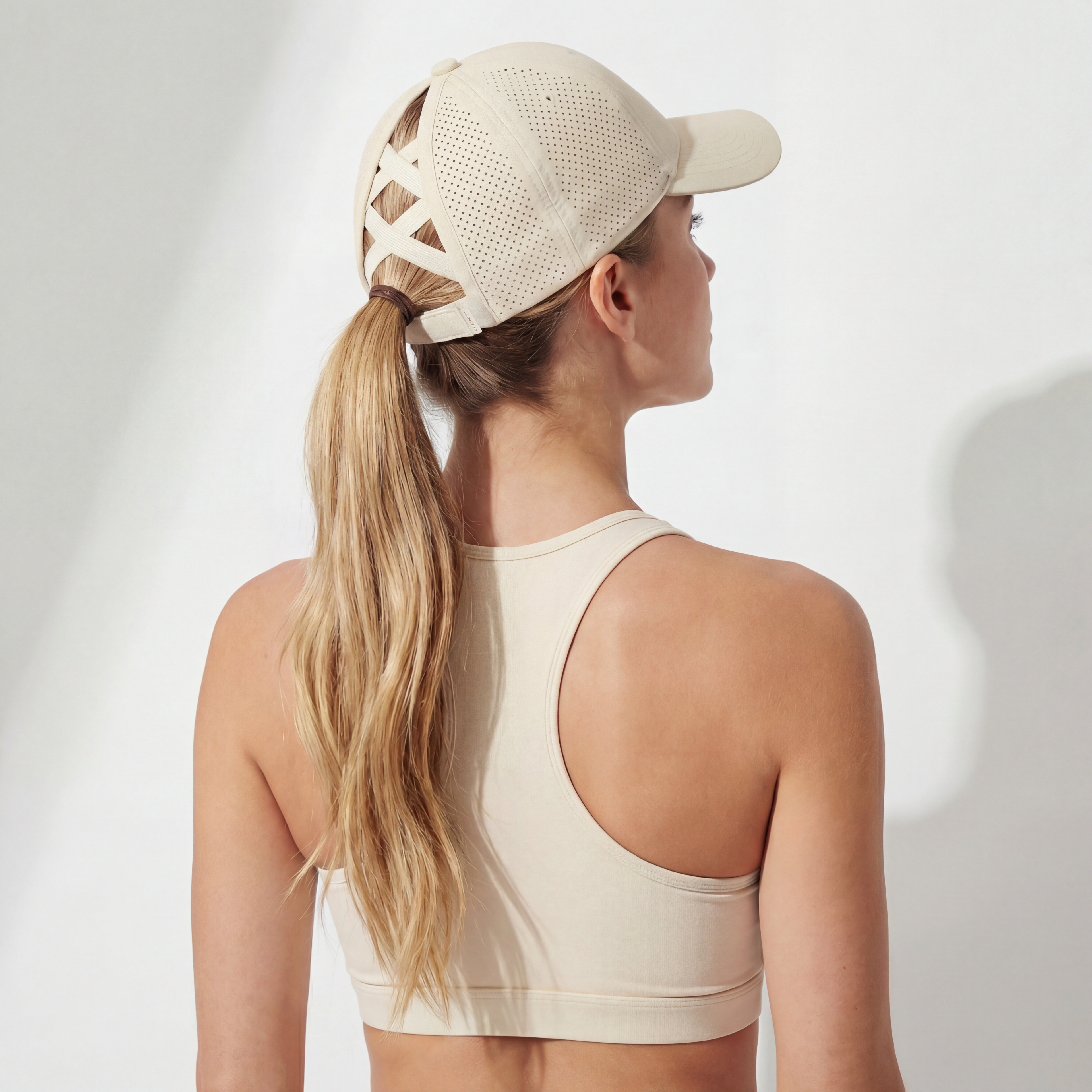Airflex Pony Cap (Light Beige)