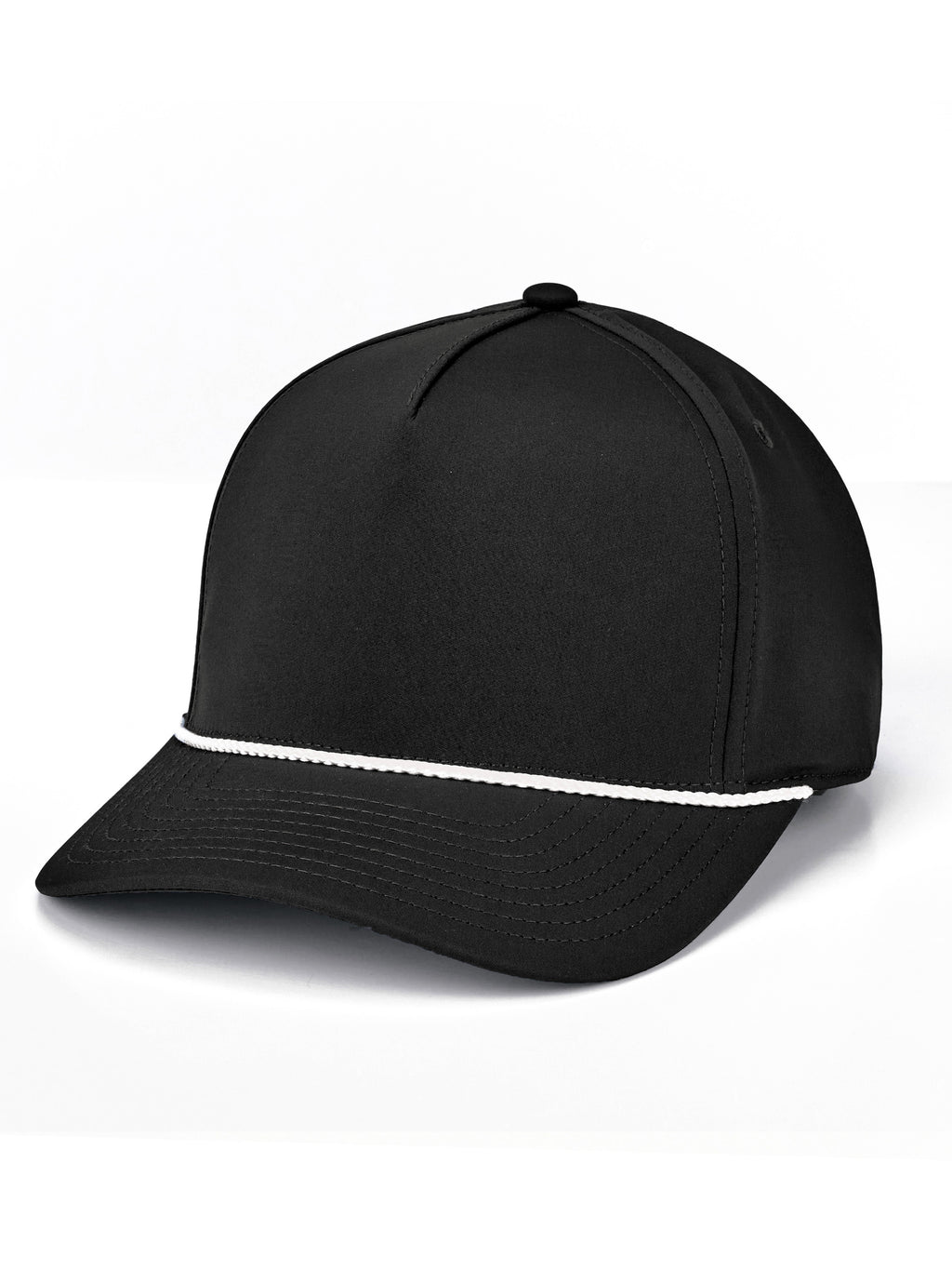 Solid Rope Trucker (Black/White Rope)