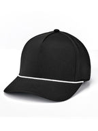 Solid Rope Trucker (Black/White Rope)