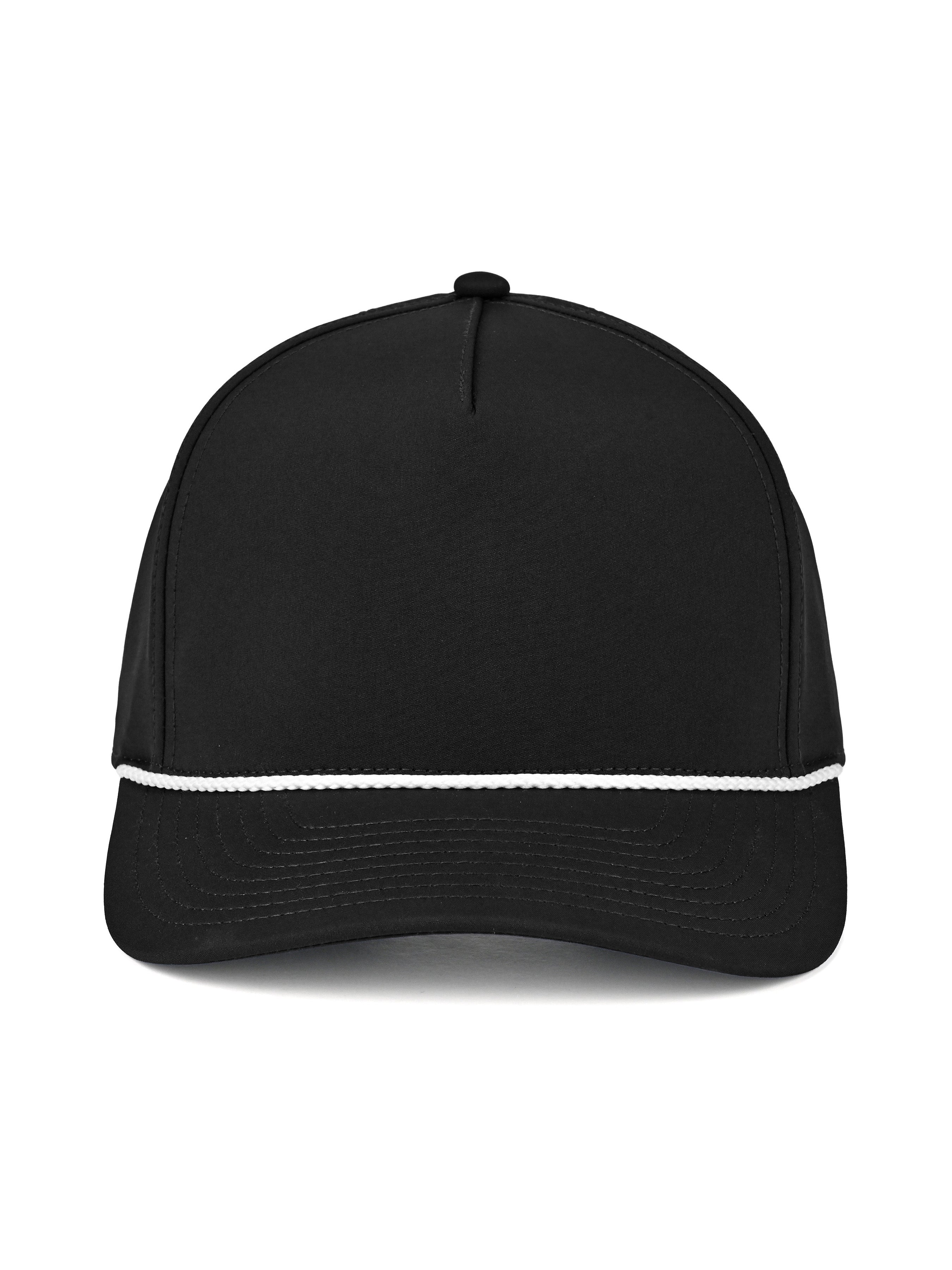 Solid Rope Trucker (Black/White Rope)