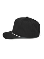 Solid Rope Trucker (Black/White Rope)