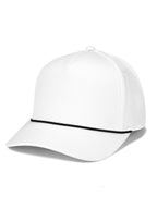 Solid Rope Trucker (White/Black Rope)