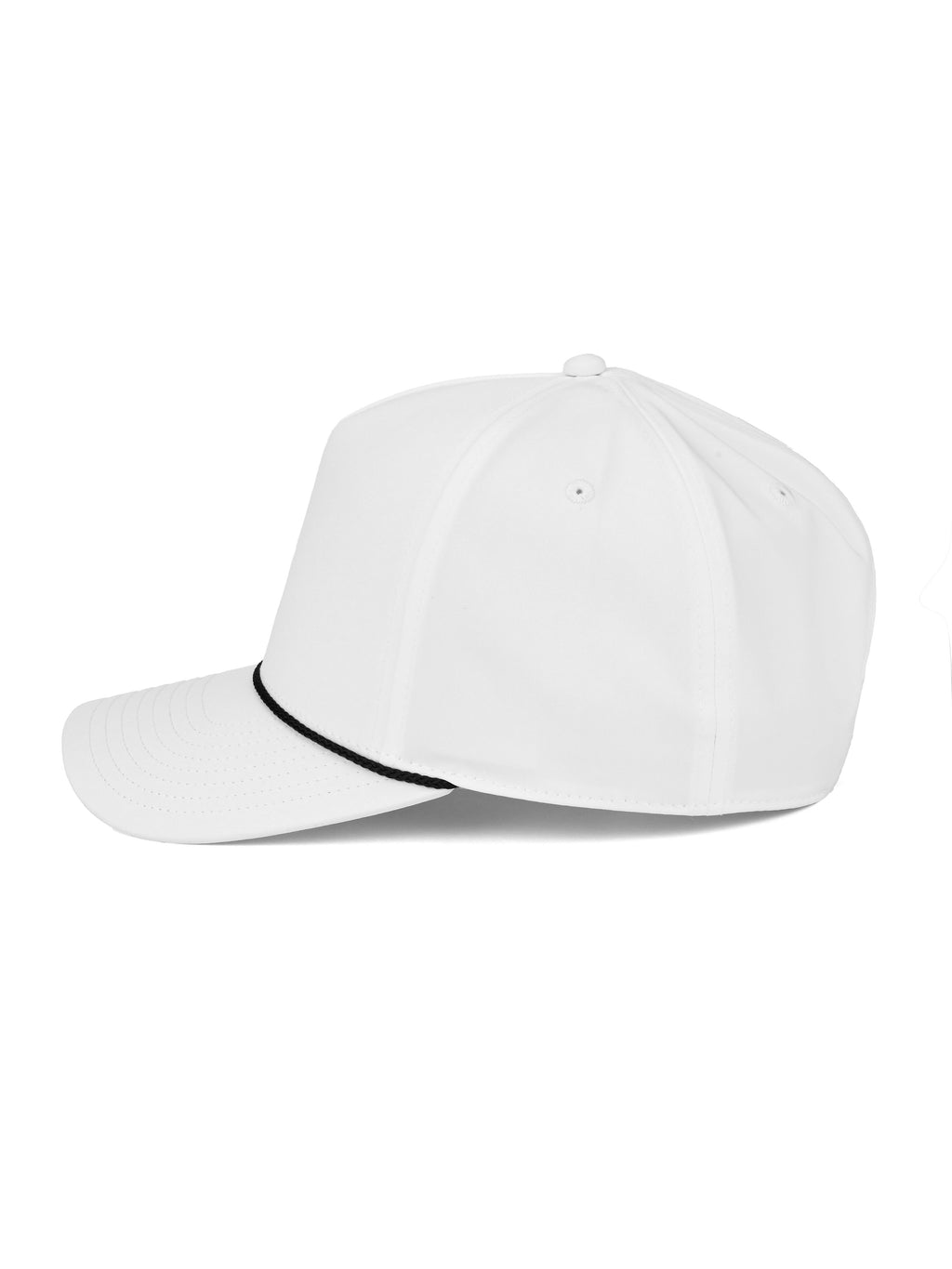 Solid Rope Trucker (White/Black Rope)