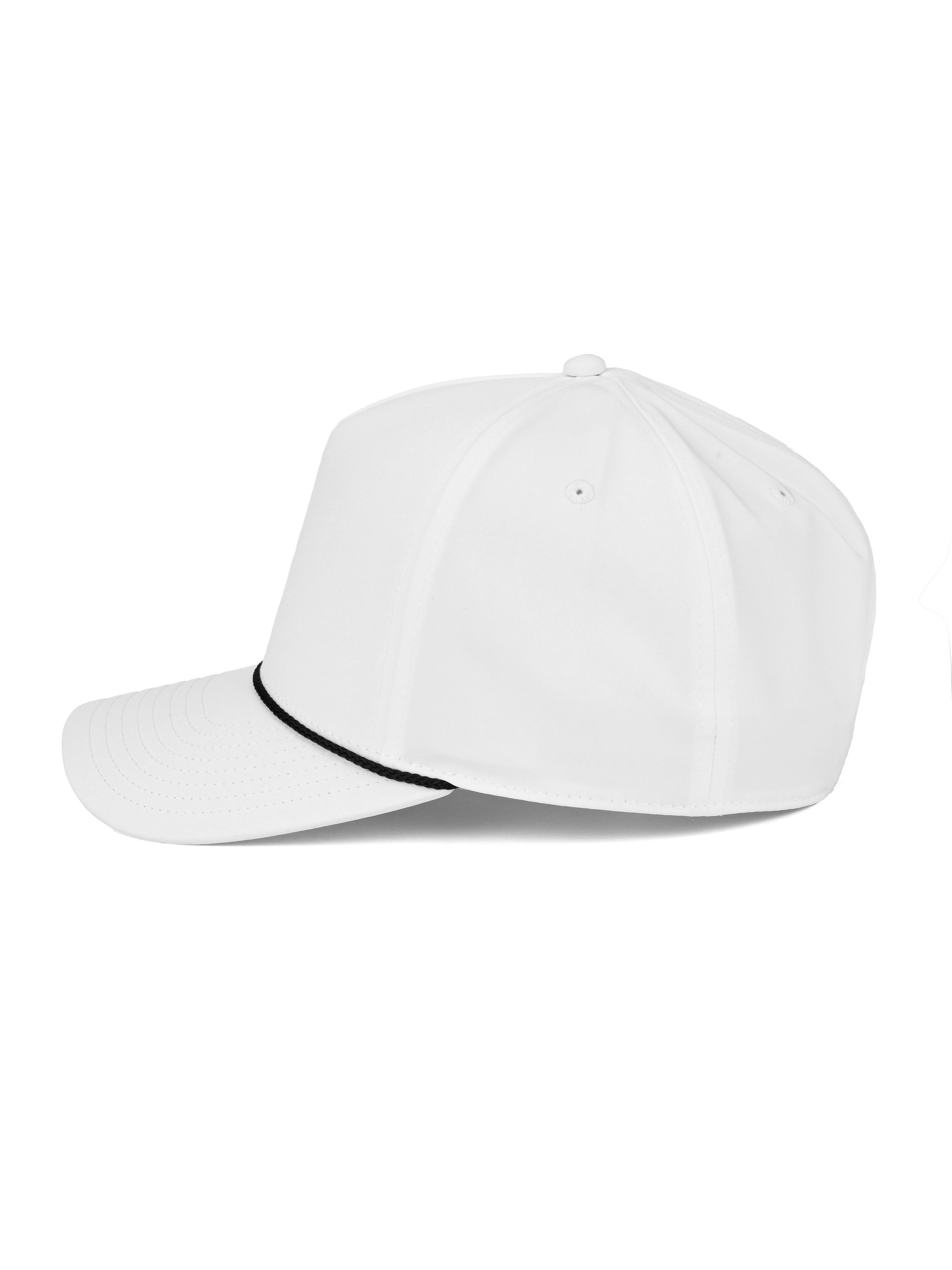 Solid Rope Trucker (White/Black Rope)