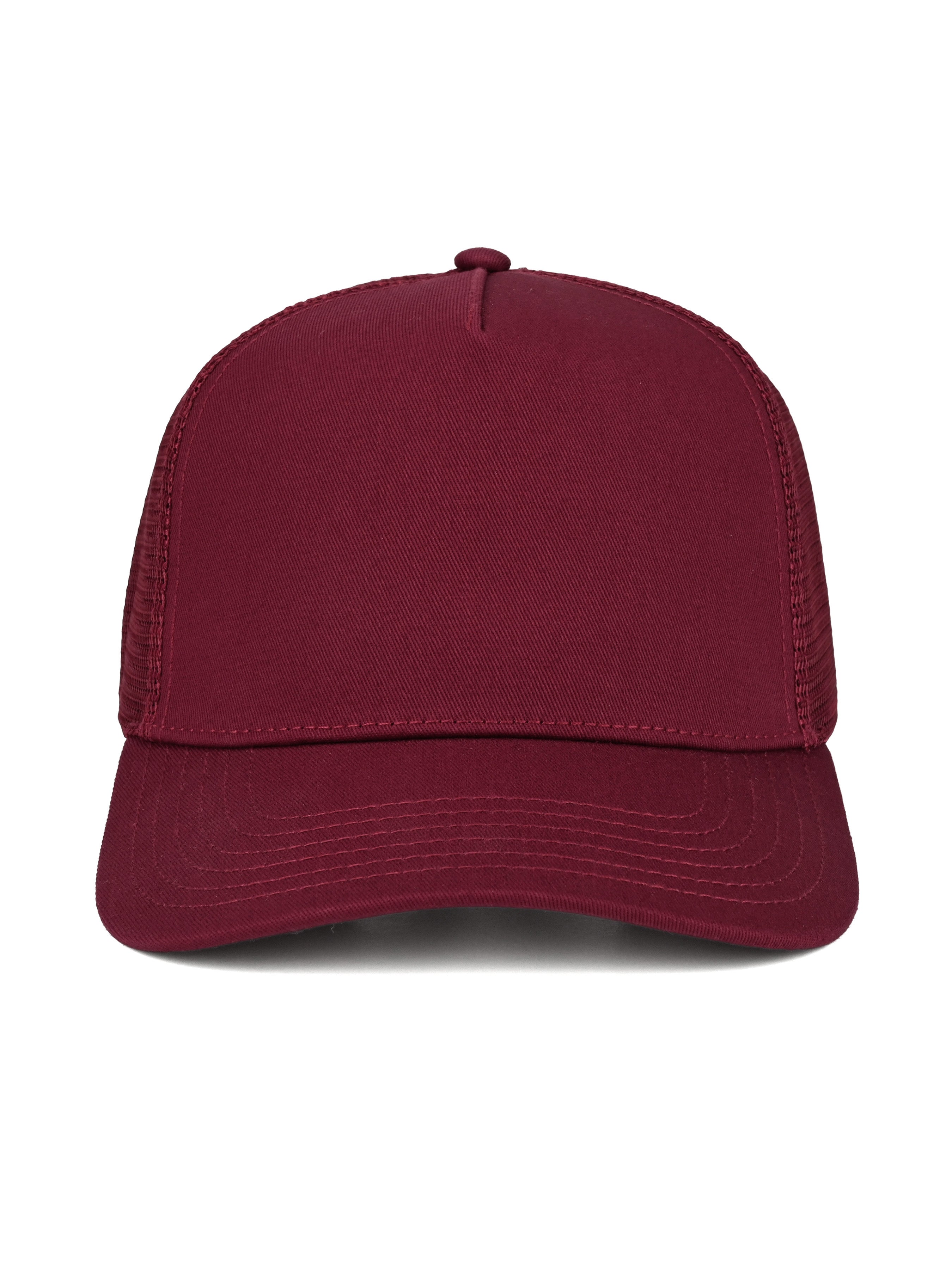 Classic Mesh Pony Trucker (Burgundy)