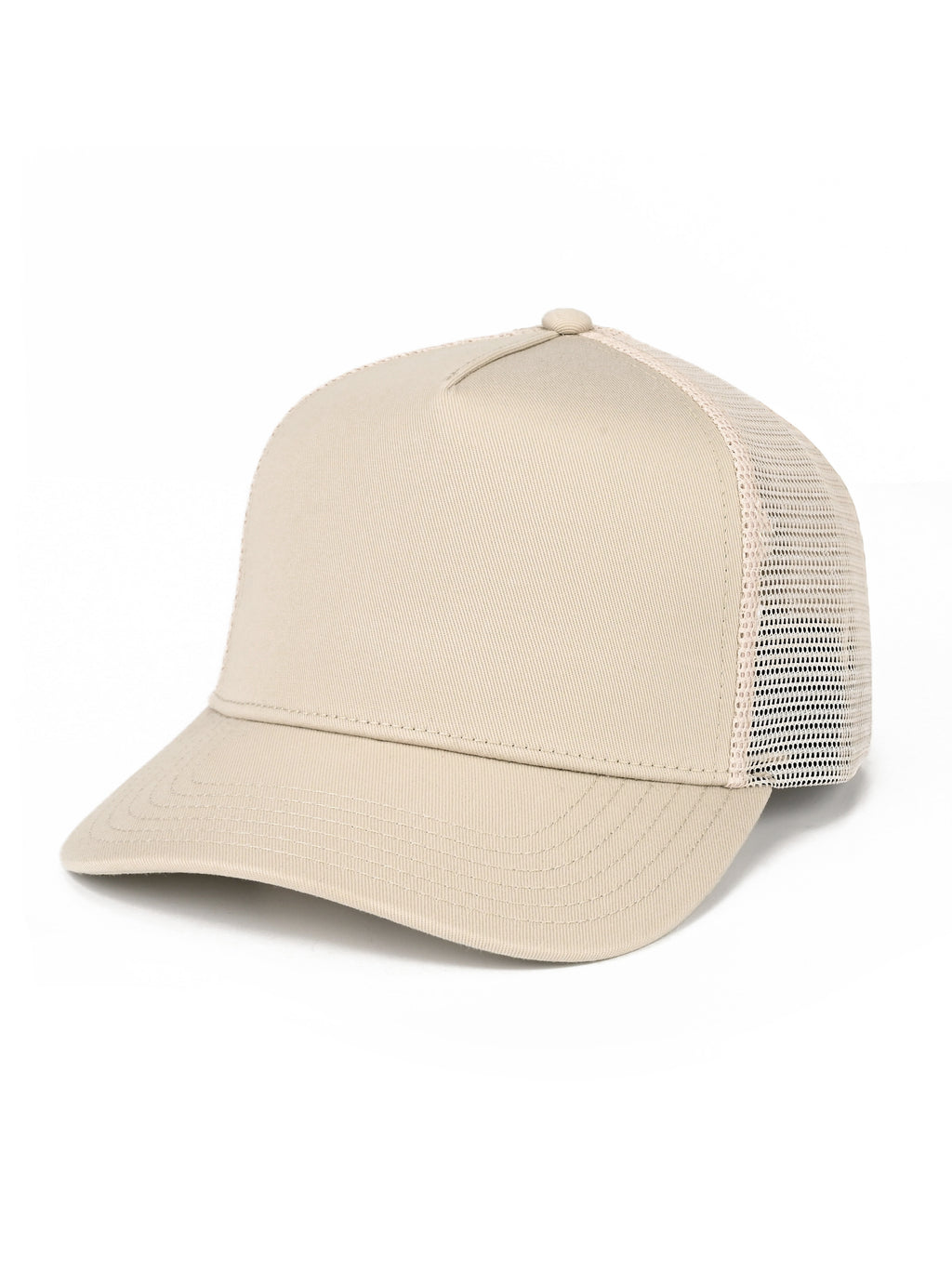 Classic Mesh Pony Trucker (Beige)