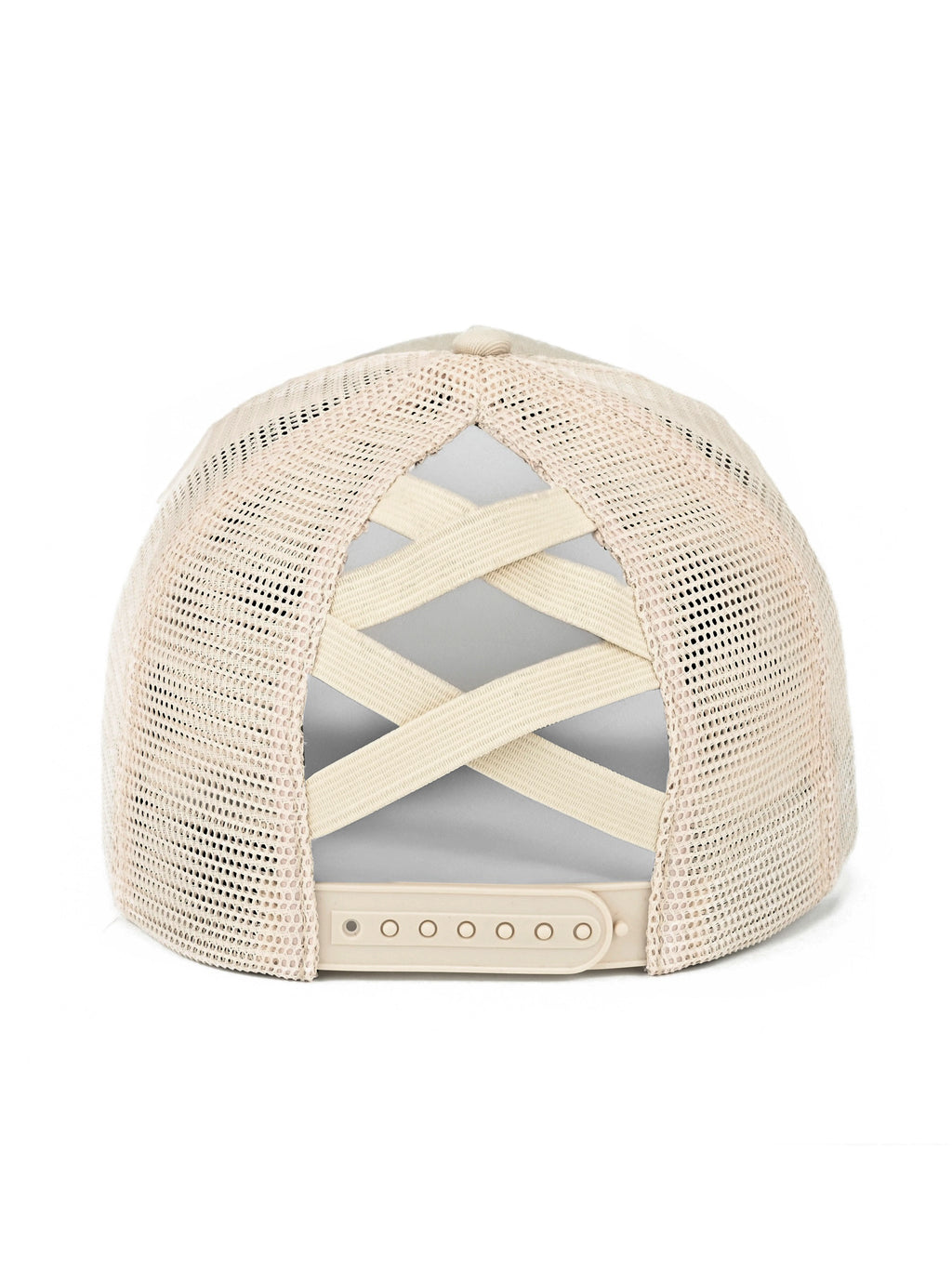 Classic Mesh Pony Trucker (Beige)