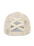 Classic Mesh Pony Trucker (Beige)