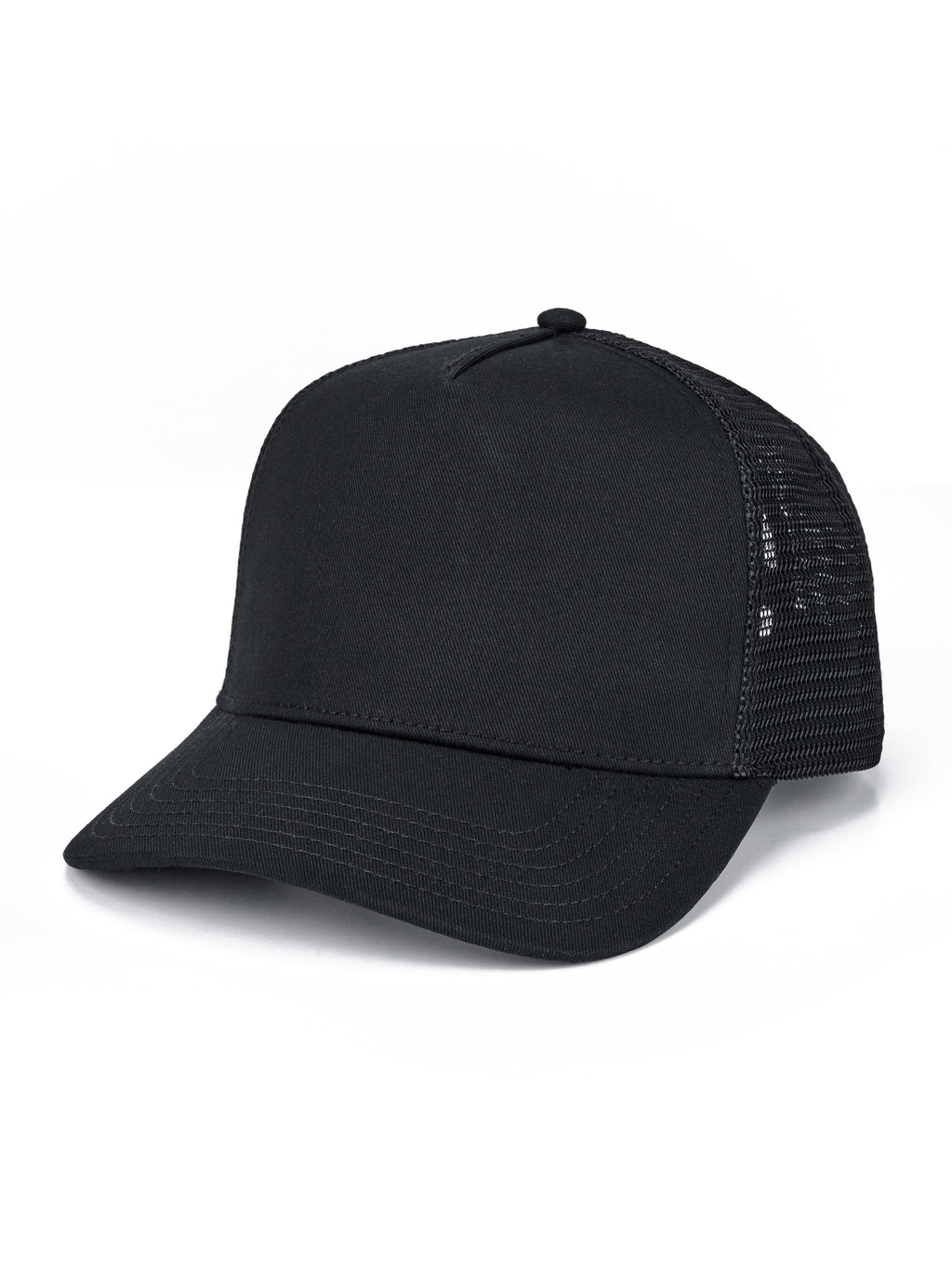 Classic Mesh Pony Trucker (Black)