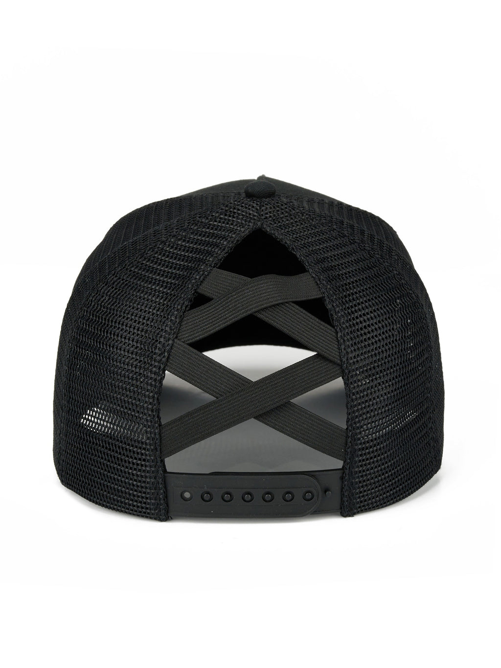Classic Mesh Pony Trucker (Black)