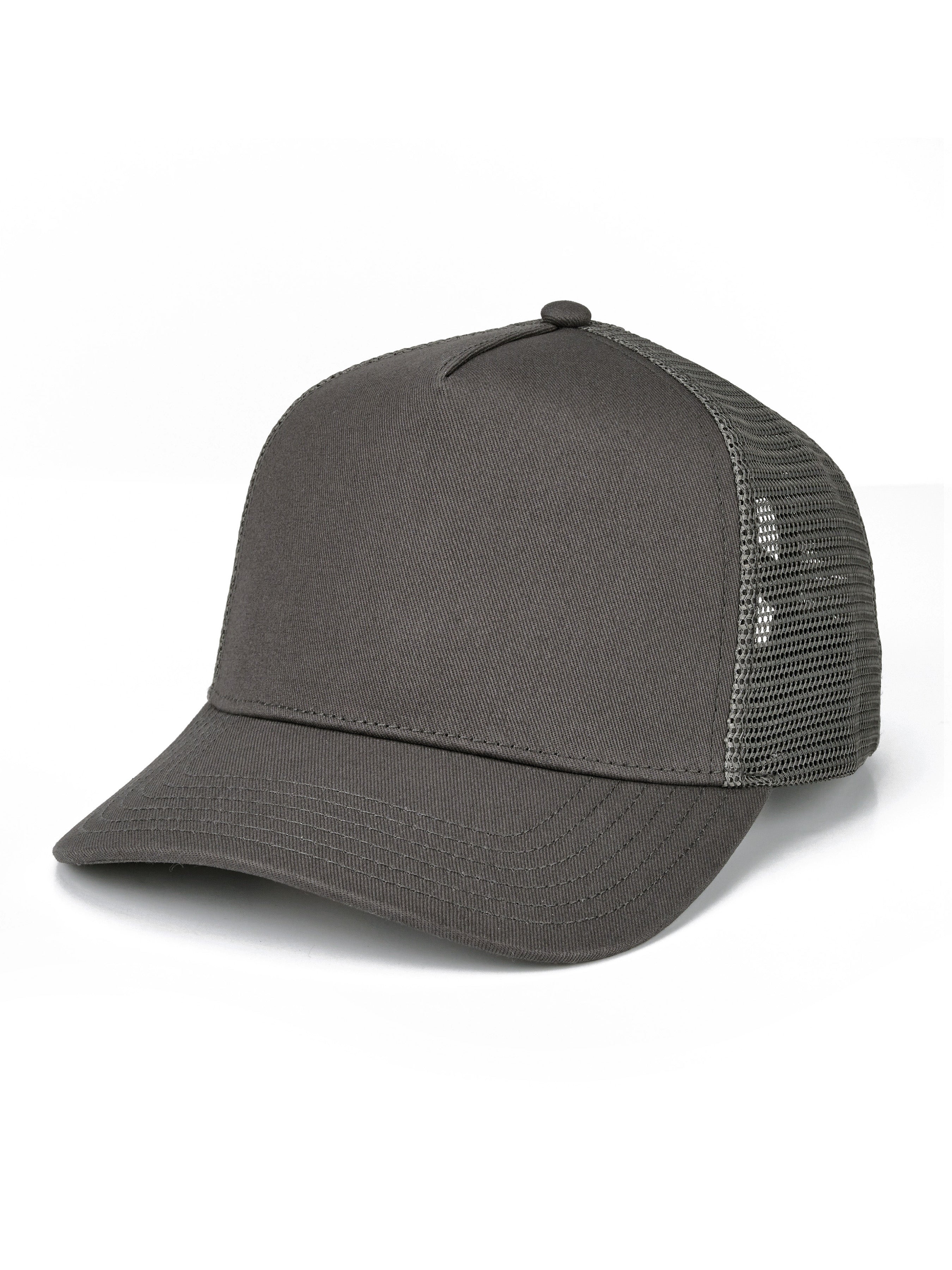Classic Mesh Pony Trucker (Dark Grey)