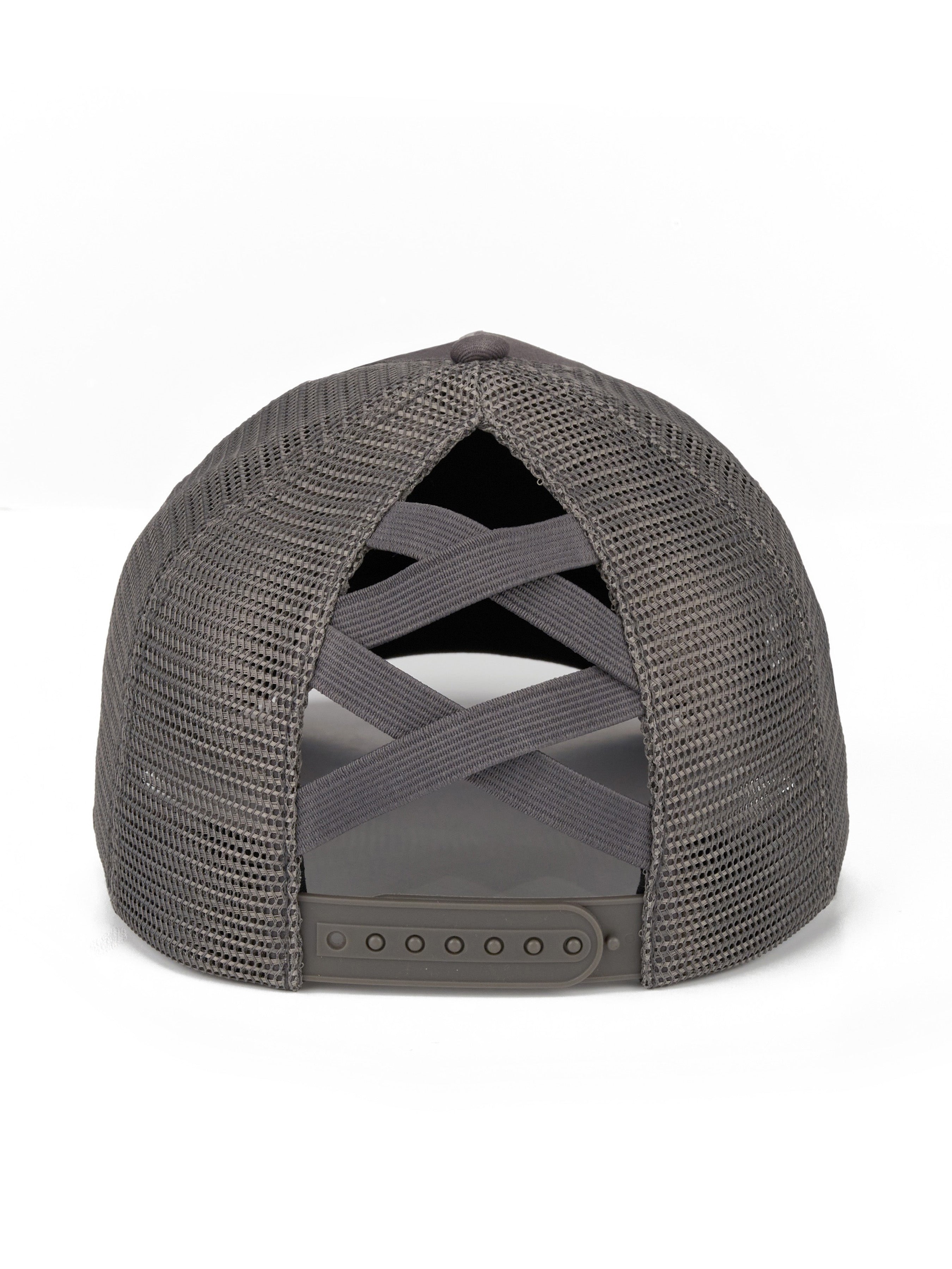 Classic Mesh Pony Trucker (Dark Grey)