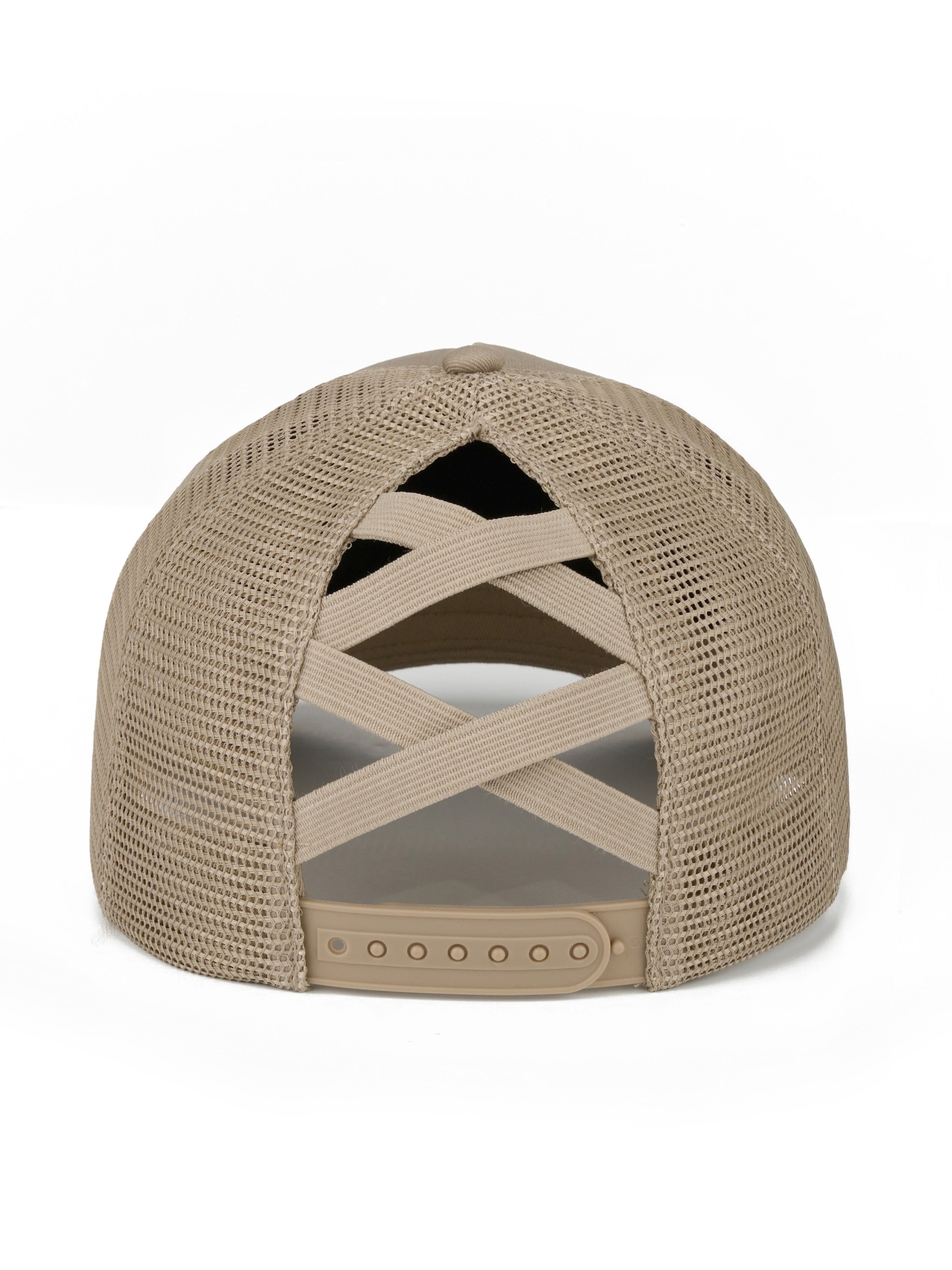 Classic Mesh Pony Trucker (Khaki)