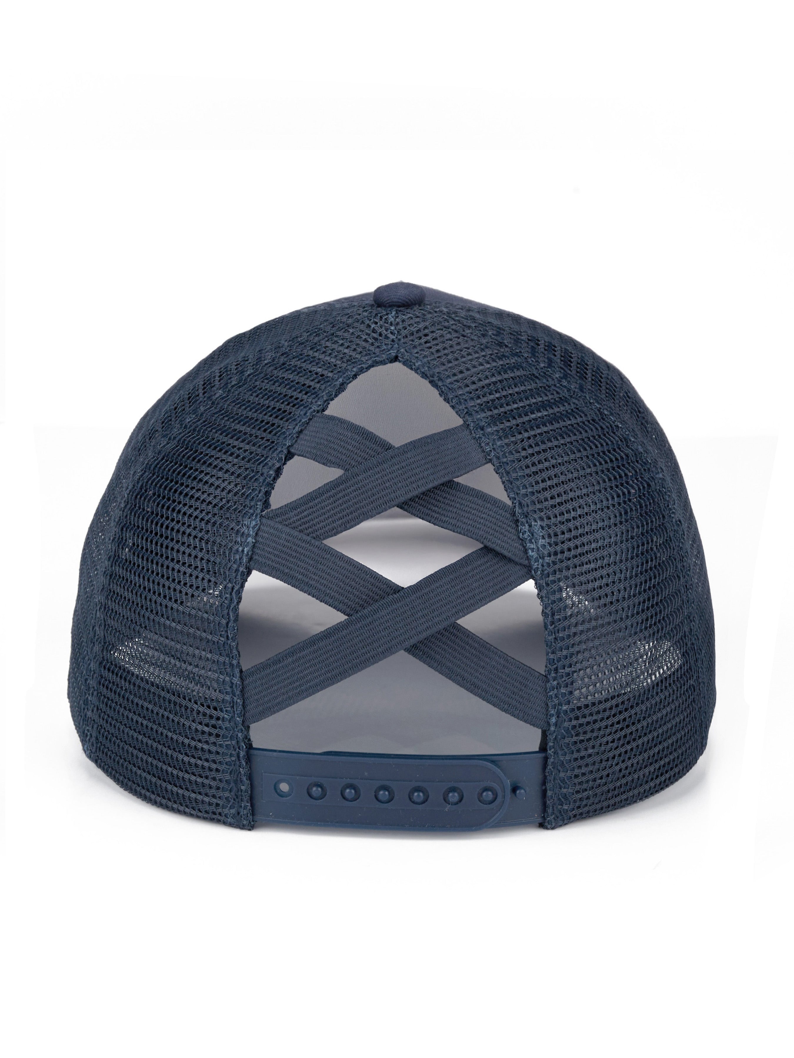 Classic Mesh Pony Trucker (Navy)