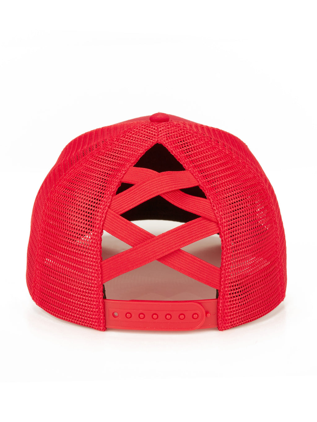 Classic Mesh Pony Trucker (Red)