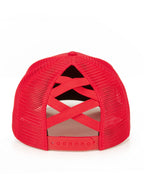 Classic Mesh Pony Trucker (Red)