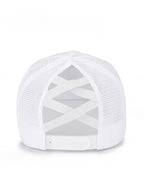 Classic Mesh Pony Trucker (White)