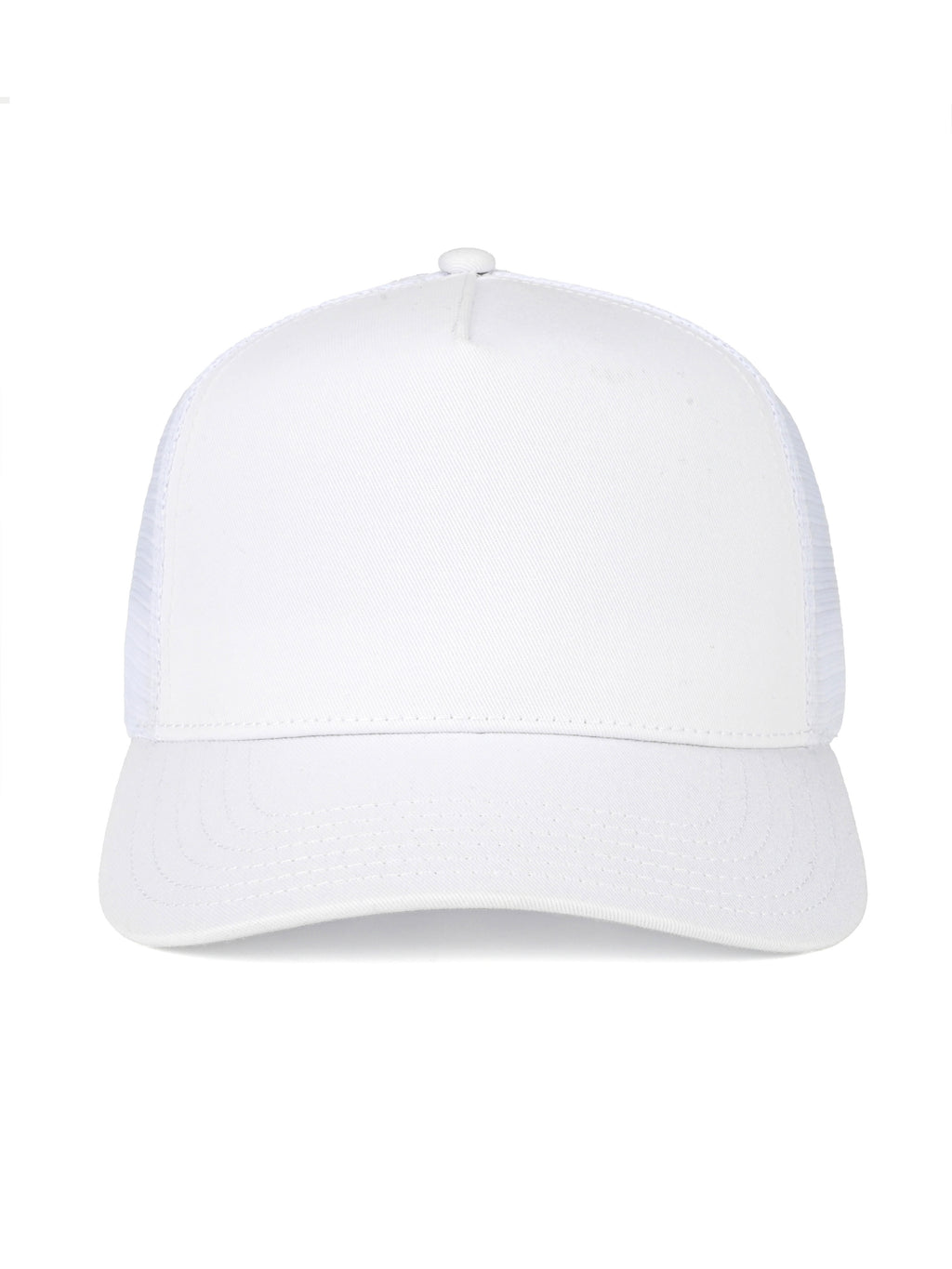 Classic Mesh Pony Trucker (White)