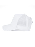 Classic Mesh Pony Trucker (White)