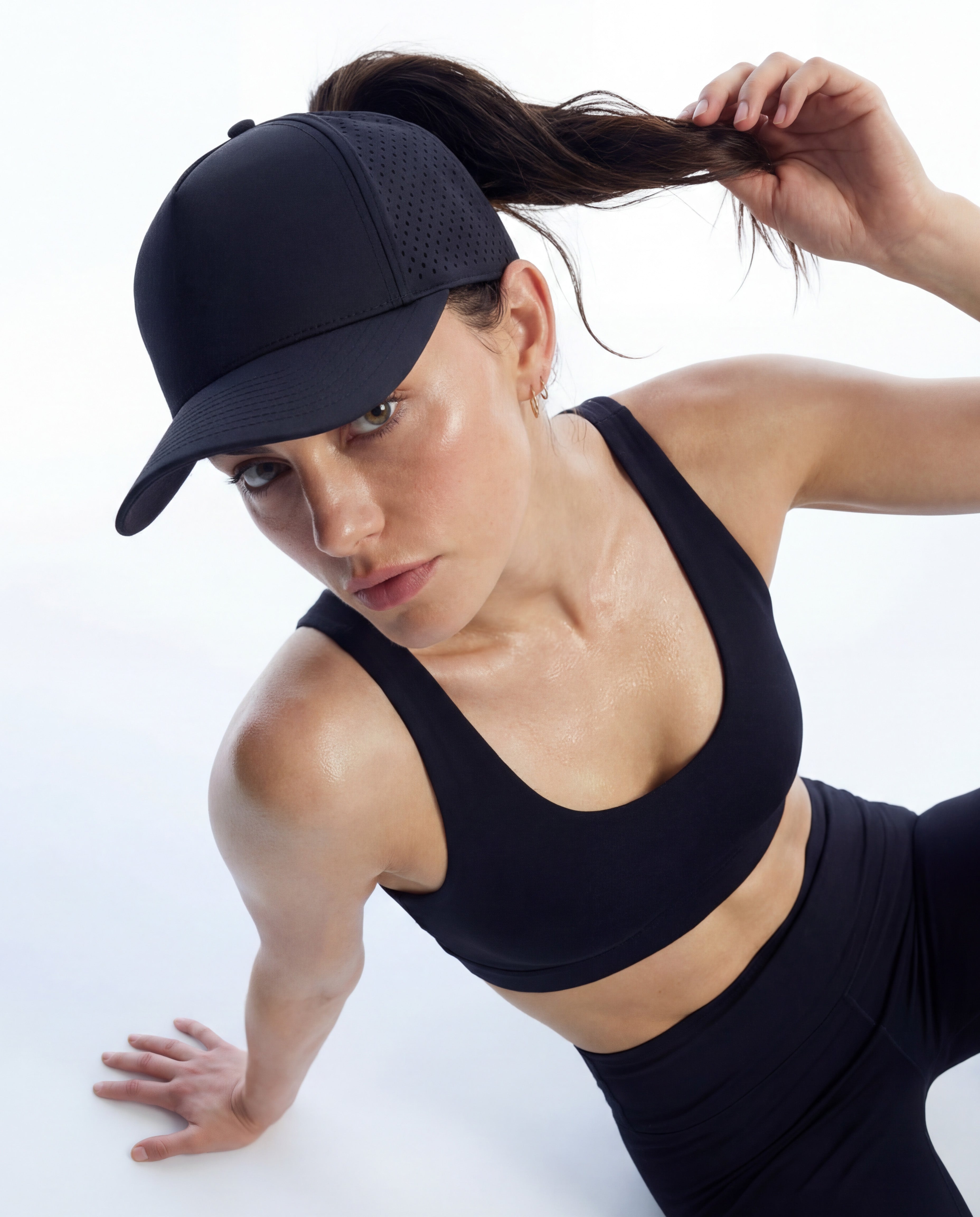 Aero Mesh Pony Trucker (Black)